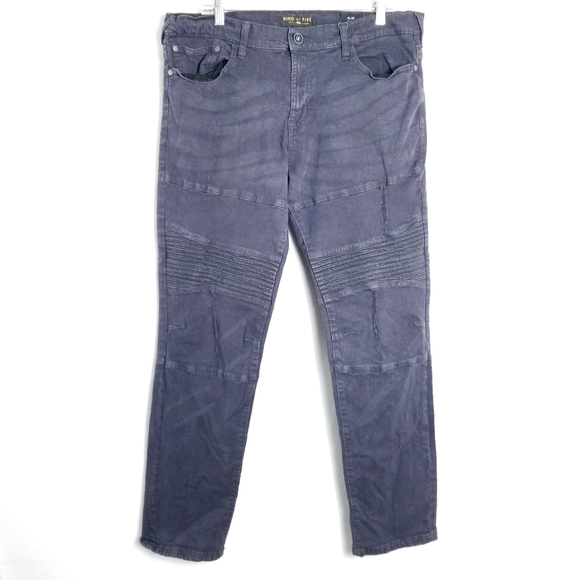 Ring of FIRE Men's jeans Slim size W38 L32 purple - Picture 1 of 10